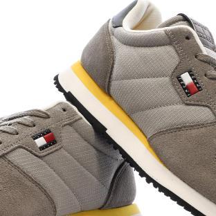 Baskets Grises Homme Tommy Hilfiger Runner Flag vue 0