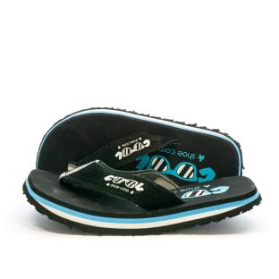 Tongs Noir/Bleu Garçon Cool Shoe Os vue 0