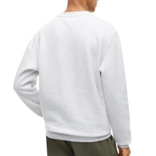 Graues Herren-Sweatshirt von Tommy Hilfiger mit Emblem, Rundhalsausschnitt Ansicht 0