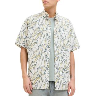 Jack & Jones Joshua White/Green/Blue Boy's Shirt Photo of the Espace des Marques %store% store - view of %key%