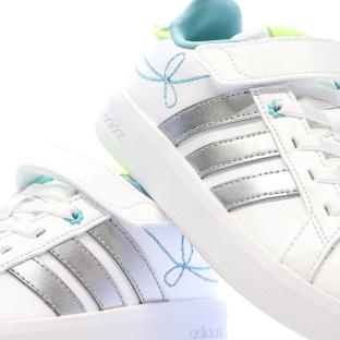 Baskets Blanche Fille Adidas Grand Court 3.0 Girls vue 0