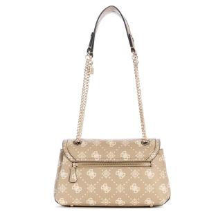 Sac à Bandoulière Beige Femme Guess Silia vue 0