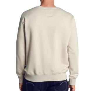 Beiges/schwarzes Herren-Sweatshirt G-Star RAW Old Skool Ansicht 0
