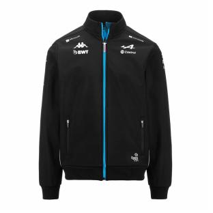 Veste Noire Garçon Kappa Amdacy Alpine F1 vue 0