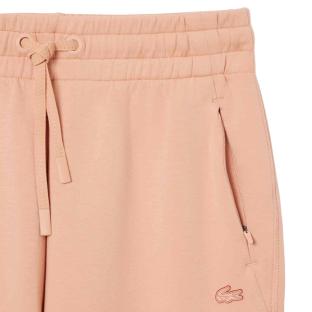 Pantalones de chándal rosa para mujer de Lacoste, de jersey de doble cara ver 0