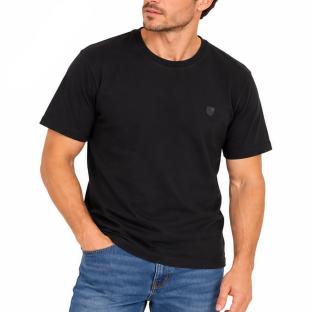 Schwarzes Herren-T-Shirt „Redskins“ mit Ärmeln Ansicht 0