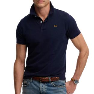 Polo Marine Foncé Homme Superdry Classic Pique vue 0