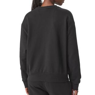 Schwarzes Sweatshirt für Damen von Calvin Klein Jeans Monogram Ansicht 0