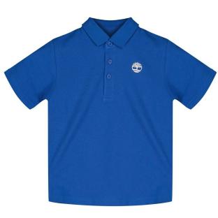 Polo Bleu électrique Garçon Timberland T60437 vue 0