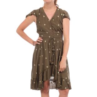 Vestido de color caqui para mujer GOA chica ver 0