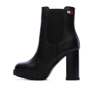 Schwarze Damen-Stiefeletten von Tommy Hilfiger im Chelsea-Stil Ansicht 0