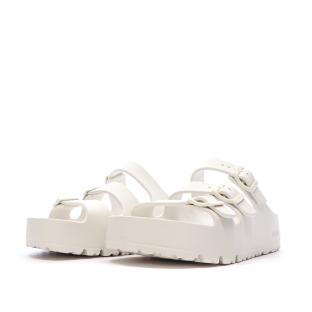 Sandales Blanches Femme Birkenstock Florida vue 0