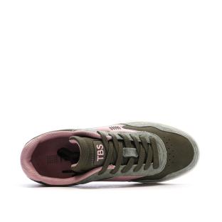 Baskets Kaki Femme TBS Tennis vue 0