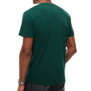 Tommy Hilfiger Reg Linearss Men’s Dark Green T-shirt Photo of the Espace des Marques %store% store - view of %key%