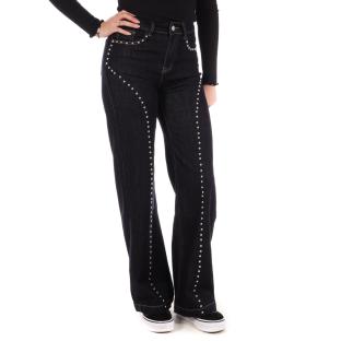 Jean Loose Bleu Brut Femme Monday Premium 1807 vue 0