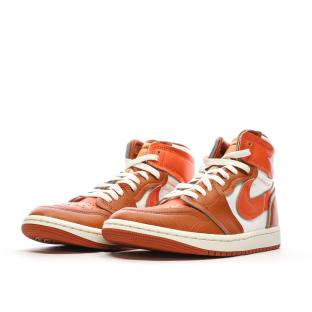 Air Jordan 1 High MM Baskets Oranges Femme Nike vue 0
