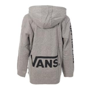 Sudadera Gris Niño Vans Logo Fleece Hoodie Heather ver 0