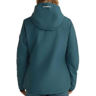 Chaqueta de esquí azul petróleo para mujer O'Neill Aplite ver 0