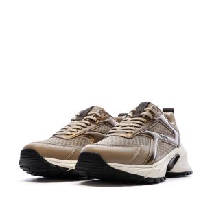 Zapatillas marrones para mujer Calvin Klein Jeans Hike Run Ckstripe ver 0