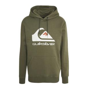 Quiksilver Biglogohood Herren-Sweatshirt in Khaki Ansicht 0