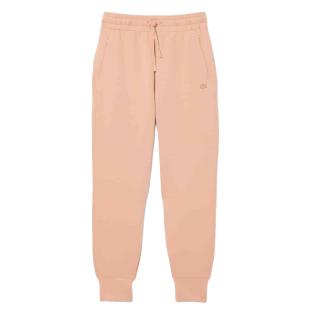 Pantalones de chándal rosa para mujer de Lacoste, de jersey de doble cara ver 0