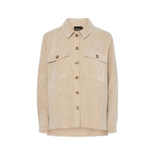 Pieces Beige Women’s Corduroy Overshirt Photo of the Espace des Marques %store% store - view of %key%