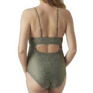 Khaki Schwangerschafts-Badeanzug Frau Mamalicious Panilla Ansicht 0