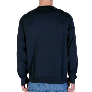 Sweatshirt Marine Herren Calvin Klein Jeans Eu Ls Cotton Relaxed Ansicht 0