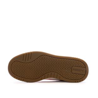 Baskets Blanche/Orange Ado Puma Caven Iii Retro vue 0