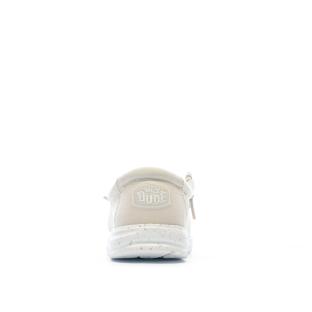 Beige Girl's Shoes Hey Dude Wally Youth Slub Canvas Photo of the Espace des Marques %store% store - view of %key%