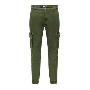 Pantalon Cargo Kaki Homme Only & Sons Onscam Life vue 0