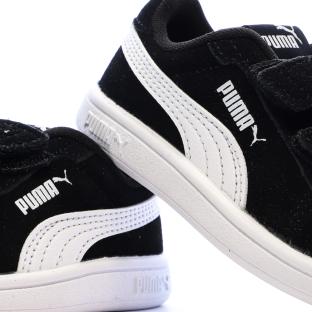 Puma Smash 3.0 Boys’ Black/White Trainers Photo of the Espace des Marques %store% store - view of %key%