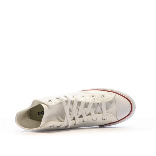 Weiße Sneakers mit Plattform für Frauen Converse All Star High Ansicht 0