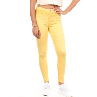Jean Skinny Jaune Femme Only Ruby Detail Ankle vue 0