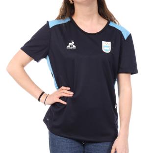 Argentina Jersey azul marino Le Coq Sportif Juegos Olímpicos de 2024 ver 0