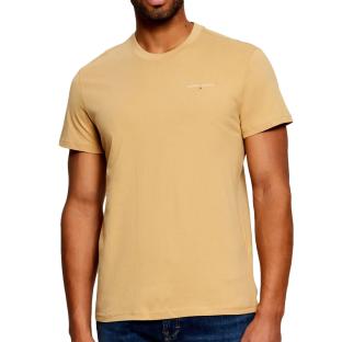 Tommy Hilfiger Tjm Slim Linear Herren-T-Shirt in Sandbeige Ansicht 0