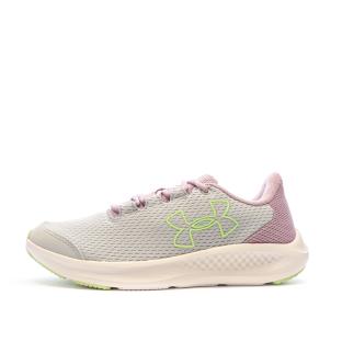 Chaussures de Running Gris/Rose Femme Under Armour Charged Pursuit 3 vue 0
