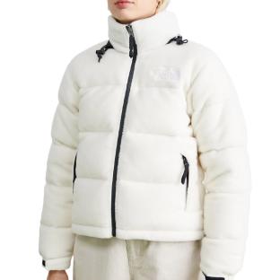 Chaqueta de pluma blanca The North Face Polar Nuptse para mujer ver 0