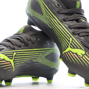 Chaussures de Foot Gris/Jaune Junior Puma Ultra 5 Match FG/AG vue 0