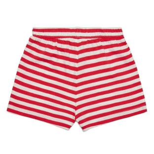 Pantalón corto de rayas rojas para niña Kids Only May ver 0