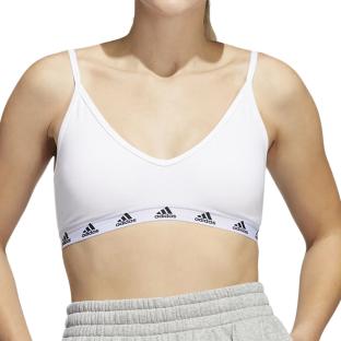 Brassière Blanche Femme Adidas Pureb vue 0