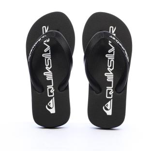 Tongs Noir/Blanc Garçon Quiksilver Java vue 0
