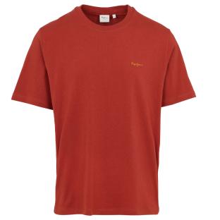 Rotes Herren-T-Shirt von Pepe Jeans, Modell „Contrast Connor“ Ansicht 0