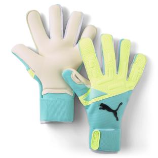 Puma Future Pro Hybrid Fußballhandschuhe Blau/Gelb Ansicht 0