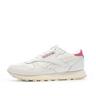 Baskets Blanches/Roses Femme Reebok Classic vue 0