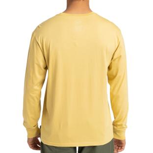 Gelbes Langarm-T-Shirt für Herren von Billabong Stamp Ansicht 0