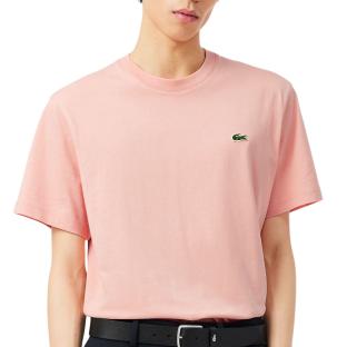 T-Shirt Rose Homme Lacoste Essentiel vue 0