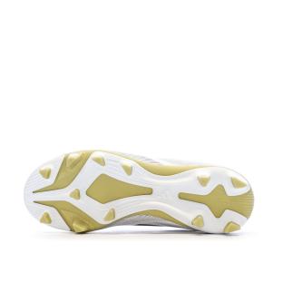 Chaussures de Football Blanc/Doré Mixte Adidas F50 Club vue 0