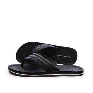 Tongs Noires Homme Tommy Hilfiger Padded vue 0