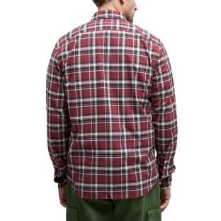 Kariertes Hemd Marine/Bordeaux Herren Timberland Poplin Ansicht 0